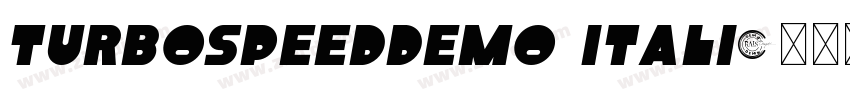 TurboSpeedDemo Itali字体转换 TurboSpeedDemo Itali字体转换